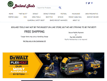 Tablet Screenshot of boilardtools.com